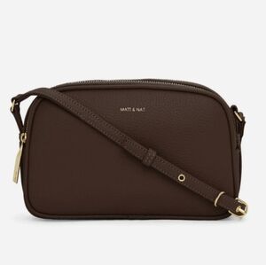 Matt & Nat Purity Medium Brown Crossbody Bag